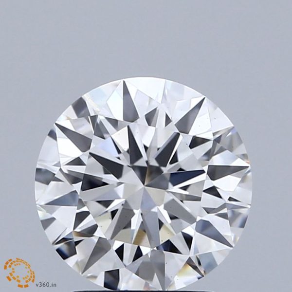 2.07 Carat Round Cut Lab-Created Diamond Sale