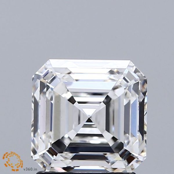 2.06 Carat Asscher Cut Lab-Created Diamond on Sale