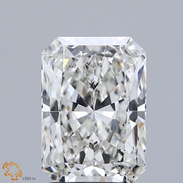 2.03 Carat Radiant Cut Lab-Created Diamond on Sale