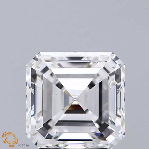 3.12 Carat Asscher Cut Lab-Created Diamond Sale