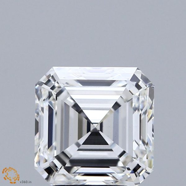 3.19 Carat Asscher Cut Lab-Created Diamond Online now