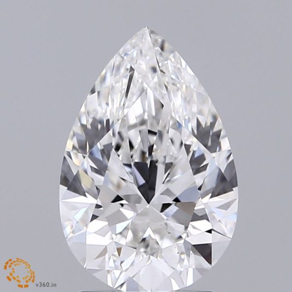 2.11 Carat Pear Cut Lab-Created Diamond Supply