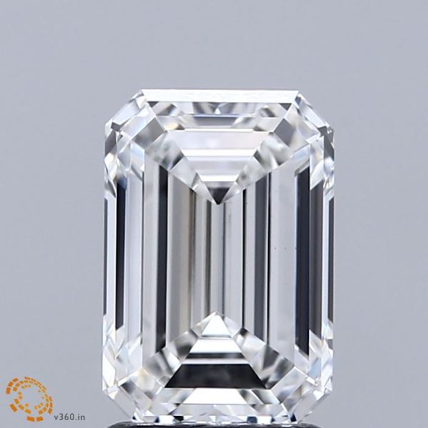 2.01 Carat Emerald Cut Lab-Created Diamond Fashion