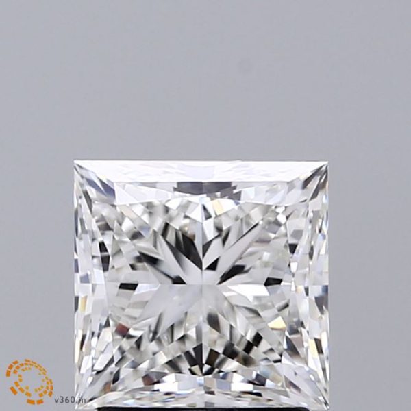 2.04 Carat Princess Cut Lab-Created Diamond Supply