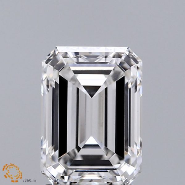 2.56 Carat Emerald Cut Lab-Created Diamond Discount