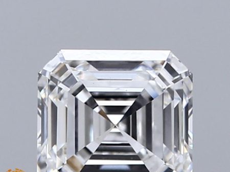 1.53 Carat Asscher Cut Lab-Created Diamond For Sale