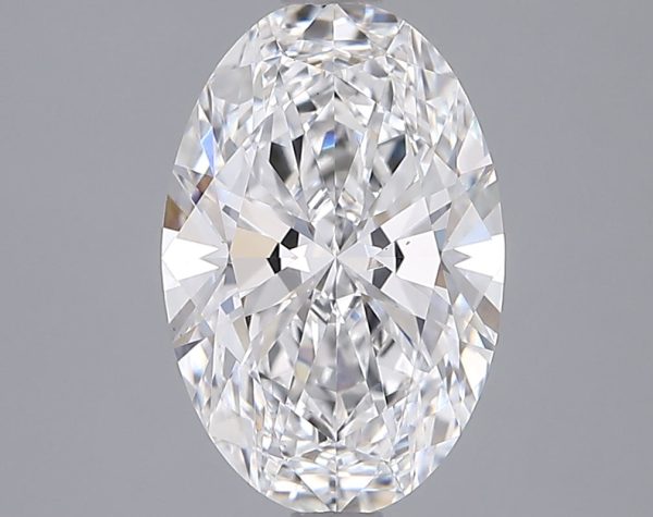 2.51 Carat Oval Cut Lab-Created Diamond Online Hot Sale