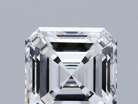 2.66 Carat Asscher Cut Lab-Created Diamond For Sale