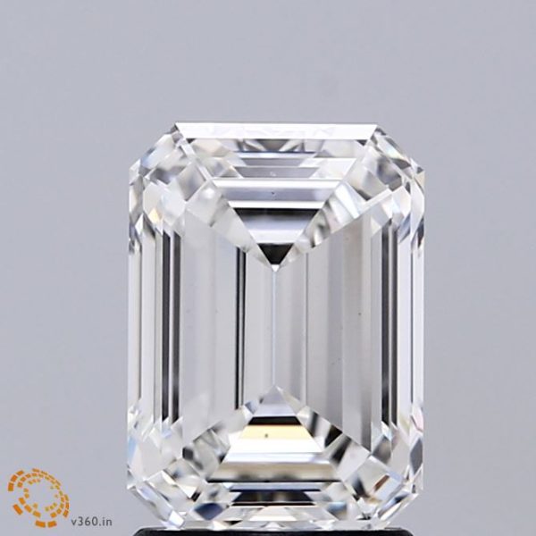 2.04 Carat Emerald Cut Lab-Created Diamond Discount