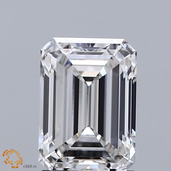 1.83 Carat Emerald Cut Lab-Created Diamond Online Hot Sale