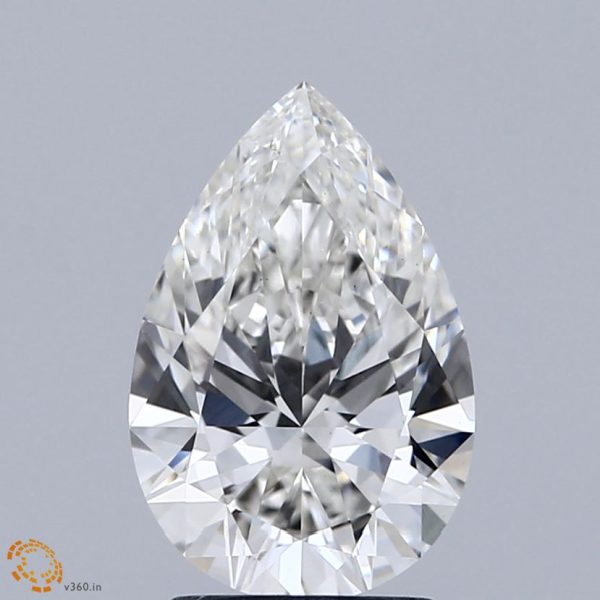 2.01 Carat Pear Cut Lab-Created Diamond Sale