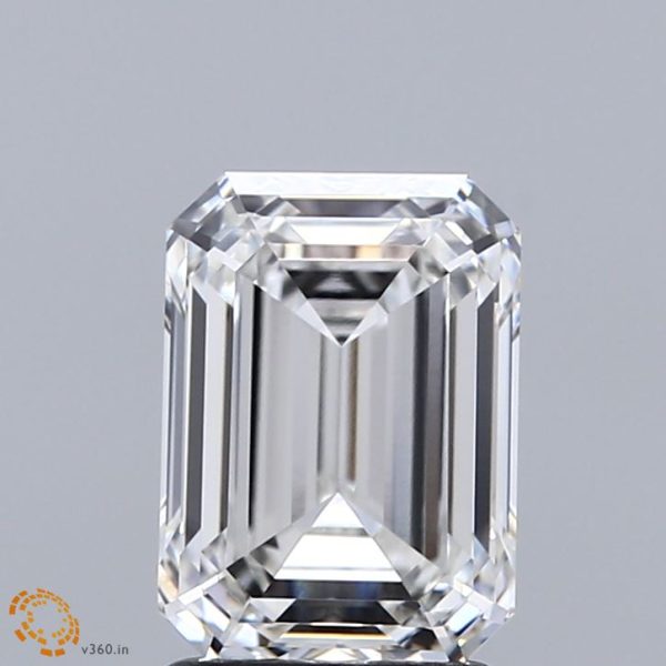 2.07 Carat Emerald Cut Lab-Created Diamond Hot on Sale