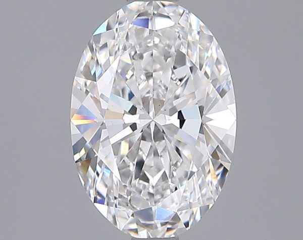 2.06 Carat Oval Cut Lab-Created Diamond Hot on Sale