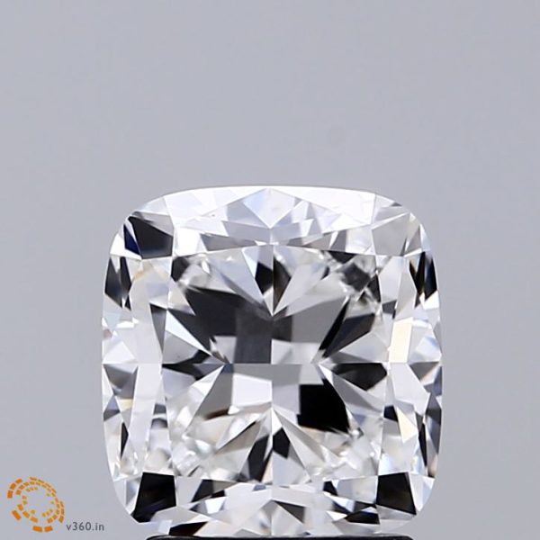 2.52 Carat Cushion Cut Lab-Created Diamond Sale