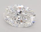 3.09 Carat Oval Cut Lab-Created Diamond Sale