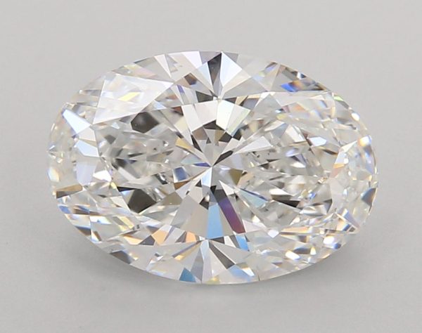 3.09 Carat Oval Cut Lab-Created Diamond Hot on Sale