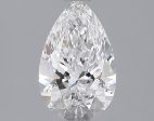 1.60 Carat Pear Cut Lab-Created Diamond Online now