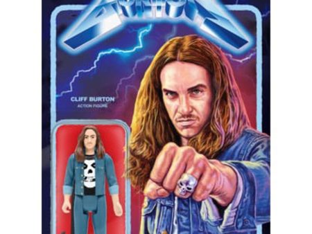 Metallica - Cliff Burton ReAction - Figure Hot on Sale