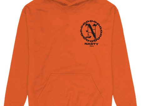 Nasty - Skull Frame Orange - Hoodie For Discount