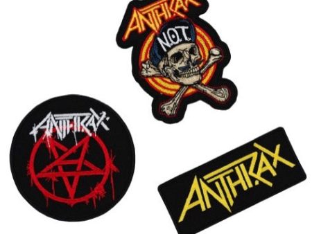 Anthrax - Set Of 3 - Patch Fashion