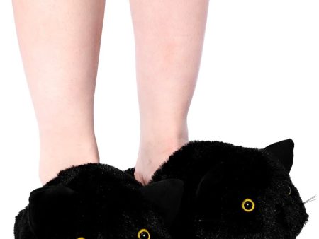 Foxblood - Black Cat Black - Girl Slippers Supply