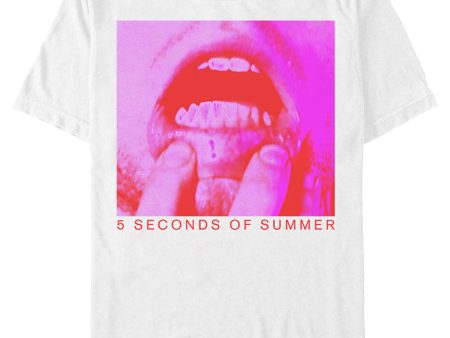 5 Seconds Of Summer - Lip White - T-Shirt Supply