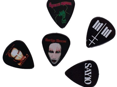 Marilyn Manson - MM - Plectrum Set For Sale