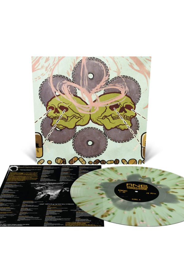 Agoraphobic Nosebleed - Frozen Corpse Stuffed With Dope Ltd. Silver Green w  Pink Green Gold - Colored Vinyl Supply