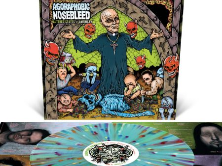 Agoraphobic Nosebleed - Altered States Of America Ltd. Electric Blue w  Rainbow - Splattered Vinyl Hot on Sale