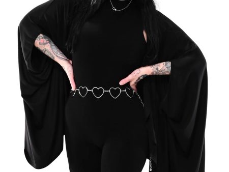 Foxblood - Batty Oversized Black - Cardigan For Discount