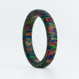 4mm Black Fire Opal Stackable Ring Online now