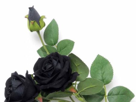 Alchemy England - Black Rose Spray - Artificial Flowers Online now