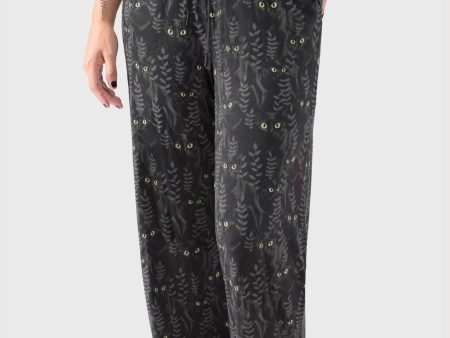 Killstar - Familiar Woods Lounge Black - Pants on Sale