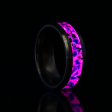 Cotton Candy Opal Glowstone Ring on Titanium Fashion