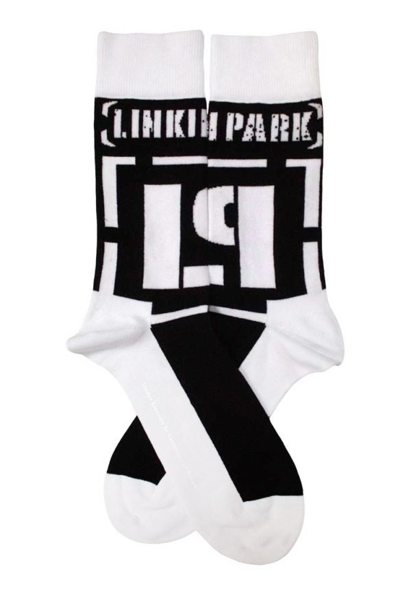 Linkin Park - Brackets Logo - Socks Hot on Sale