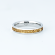 24K Gold Leaf Stackable Ring Discount