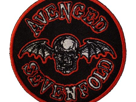 Avenged Sevenfold - Deathbat Orange Border - Patch Discount