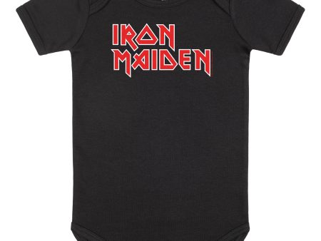 Iron Maiden - Logo Babygrow Black Red - Bodysuit Sale