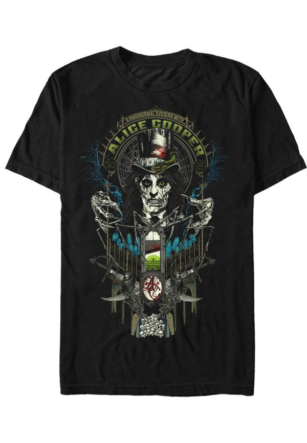 Alice Cooper - Paranormal Evening With - T-Shirt For Sale