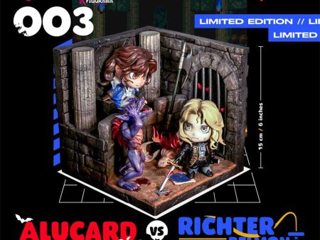 Castlevania - Diorama Alucard Vs Richter Belmont - Statue Online