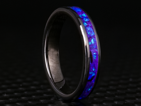 Lavender Opal Glowstone Stackable Ring | Women s Wedding Band For Cheap