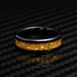 24K Gold Leaf Ring on Black Ceramic | Full Channel Online Hot Sale