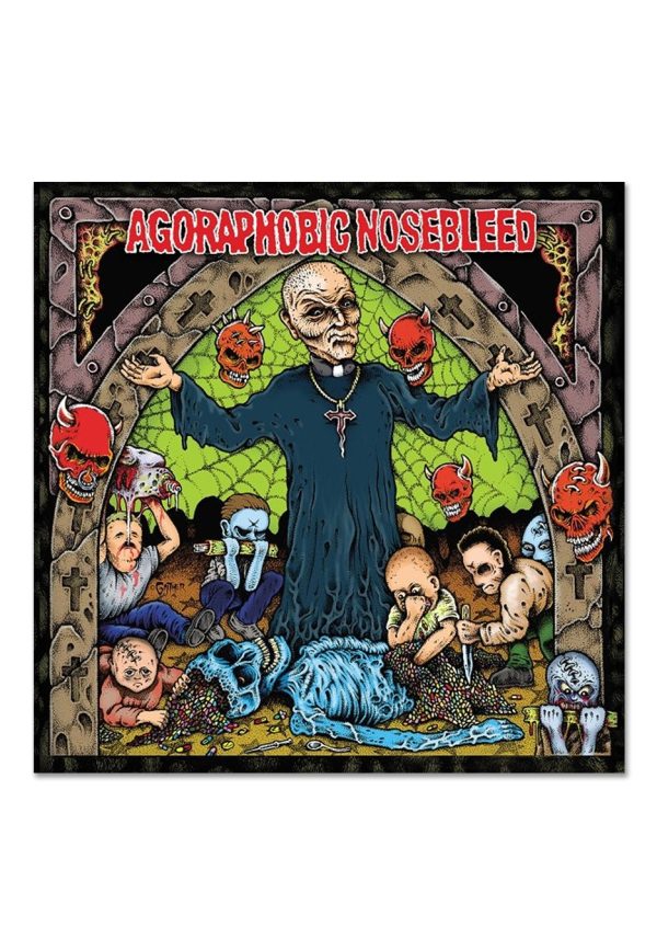 Agoraphobic Nosebleed - Altered States Of America Ltd. Electric Blue w  Rainbow - Splattered Vinyl Hot on Sale