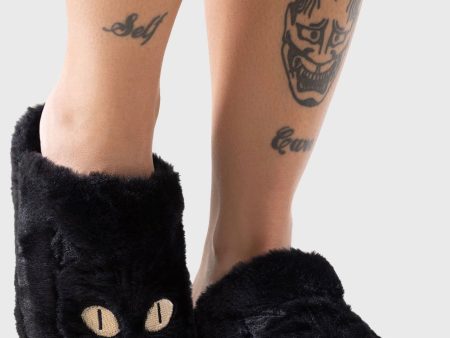 Killstar - Familiar Woods Black - Girl Slippers Fashion