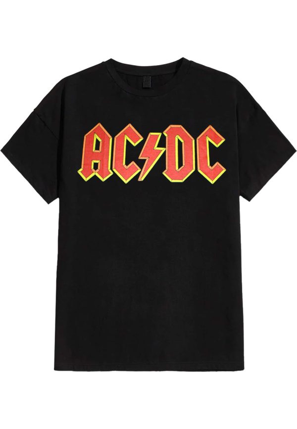 AC DC - Red Logo - T-Shirt Cheap