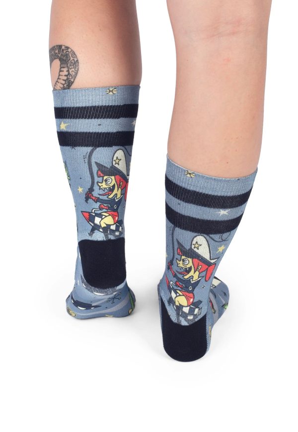 American Socks - Alien Snatch Mid High Blue - Socks Online now