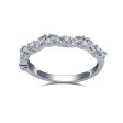 15 Stone Marquise and Round Diamond Gold Band | 0.826 ct Online