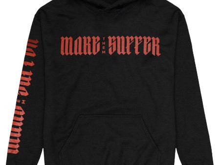 Make Them Suffer - Burning Skull Rose - Hoodie Hot on Sale