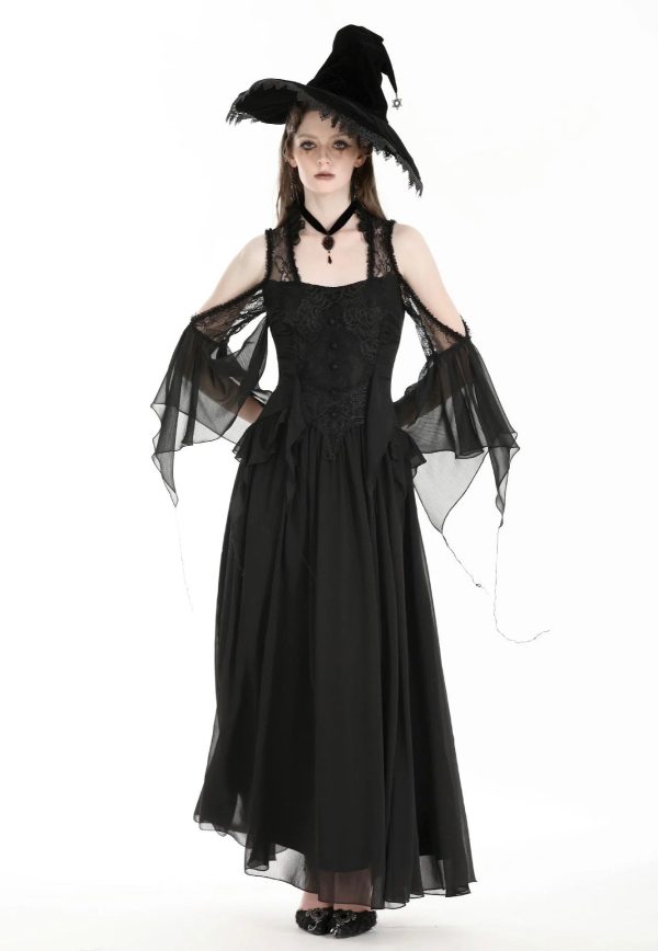 Dark In Love - Halloween Witch Off Shoulder Black - Dress Cheap