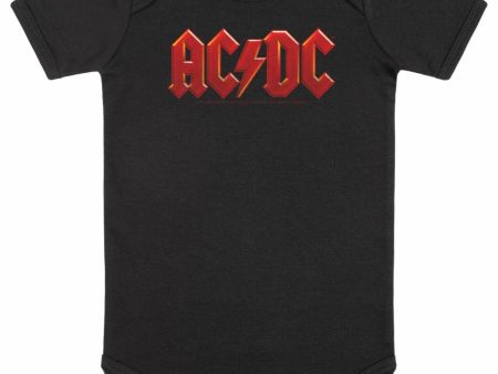 AC DC - Logo Multi Babygrow - Bodysuit For Cheap